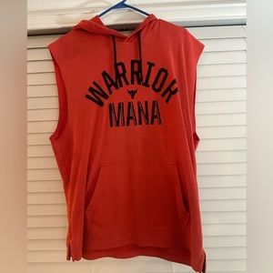 Project Rock XL sleeveless hoodie. smoke free home.